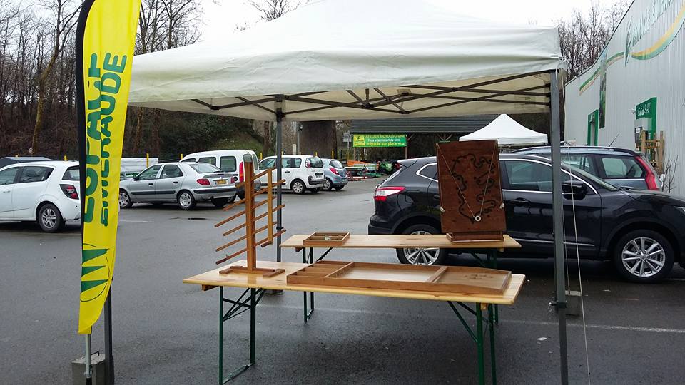 Location de Jeux en bois pour la fête communale.